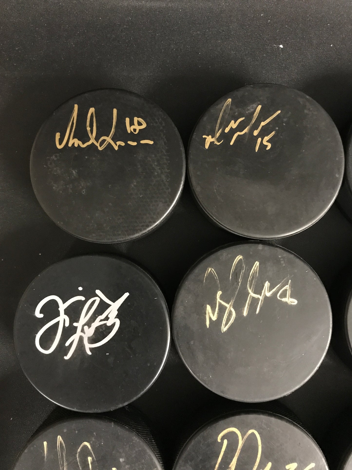 Buffalo Sabres Signed Hockey Puck Collection - 20 Mostly Different, JSA Certified