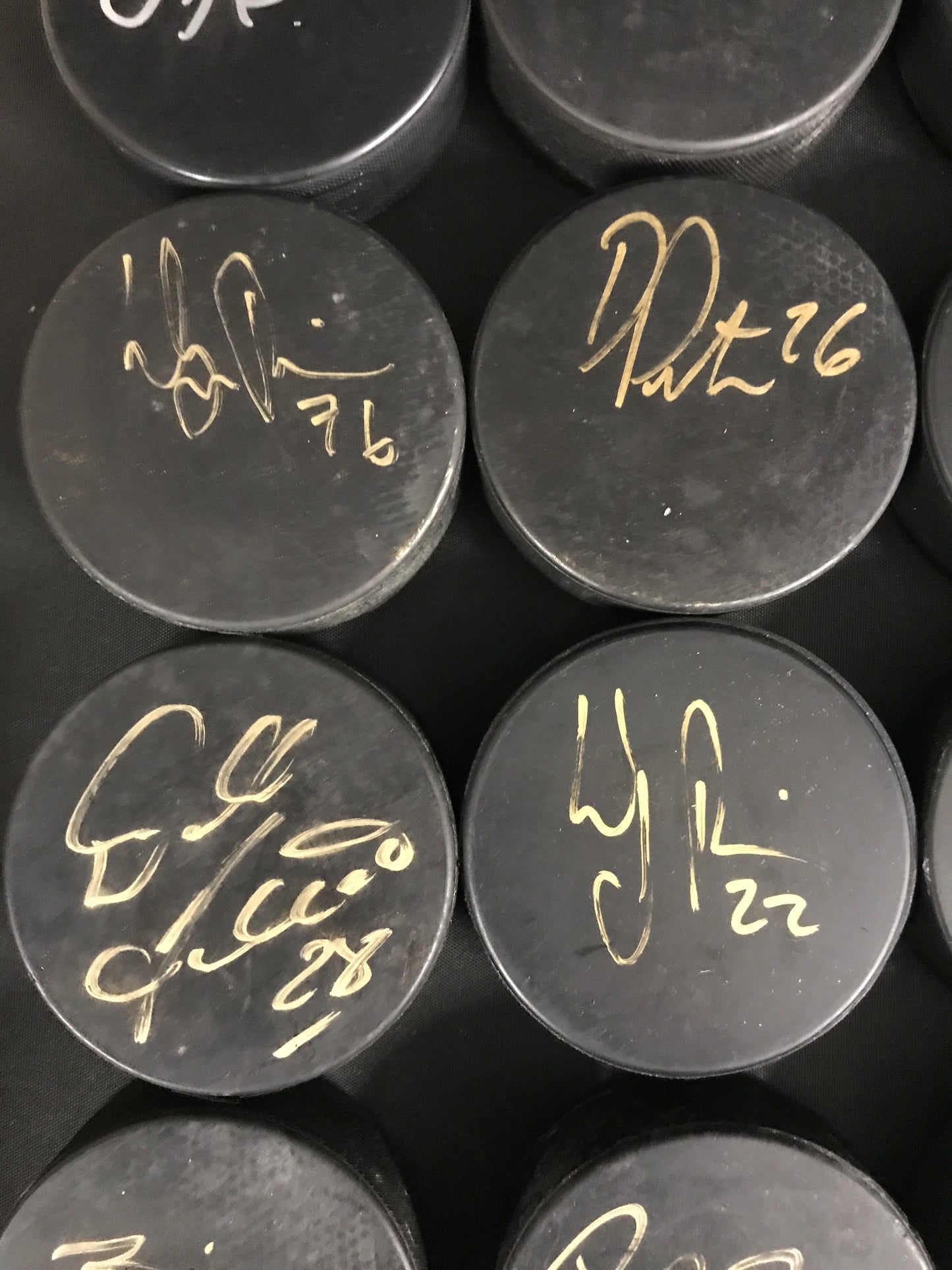 Buffalo Sabres Signed Hockey Puck Collection - 20 Mostly Different, JSA Certified