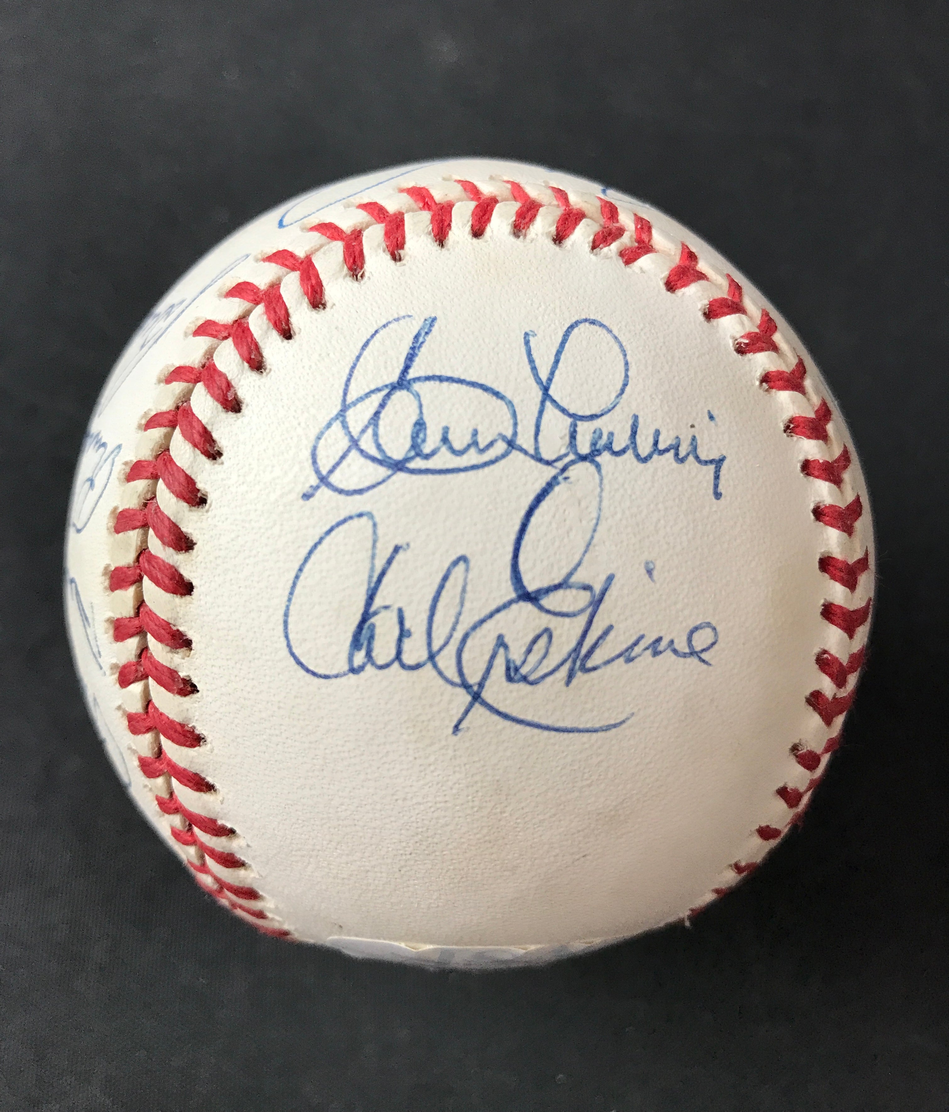 1955 Brooklyn Dodgers Team Signed Baseball Sandy Koufax, Duke, Pee
