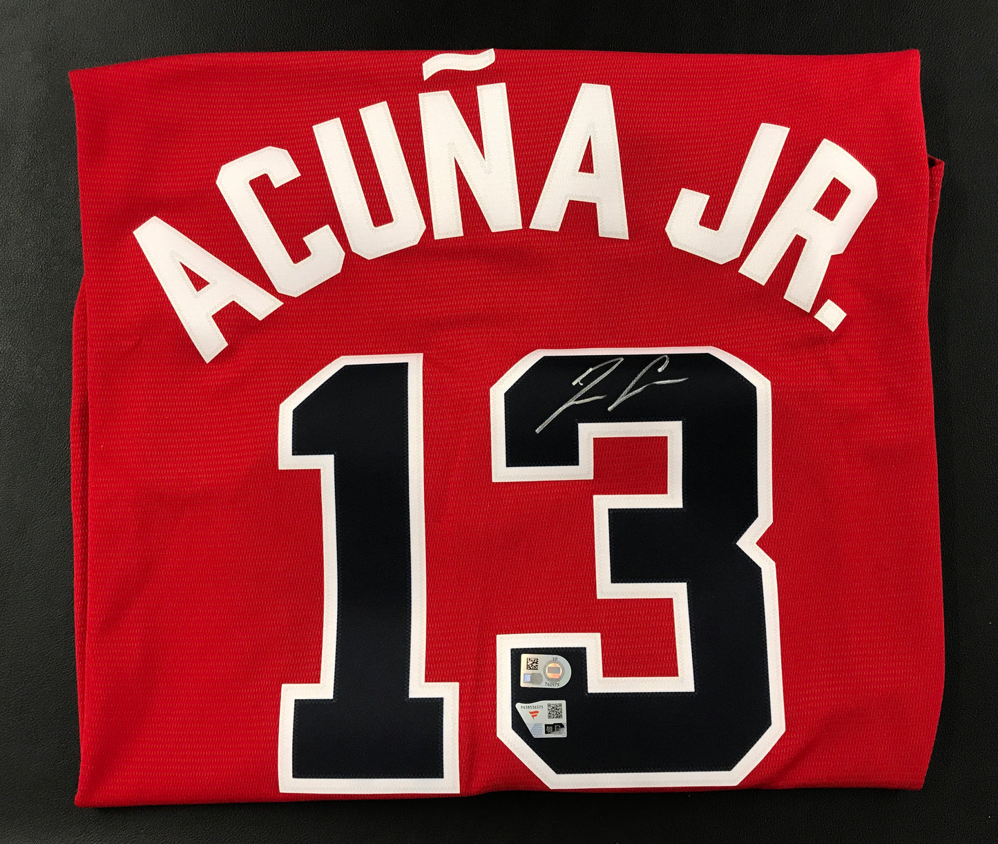 Ronald Acuna Atlanta Braves Signed & Licensed Jersey Fanatics COA unwrapped High Quality
