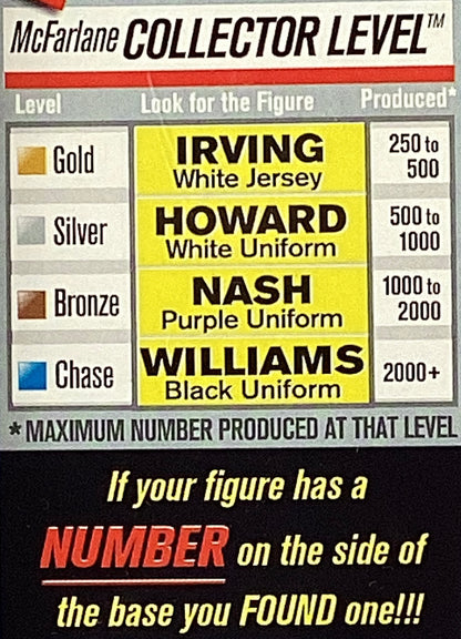 Steve Nash McFarlane NBA L.A. Lakers Action Figure Rare Error, in Dwight Howard Packaging