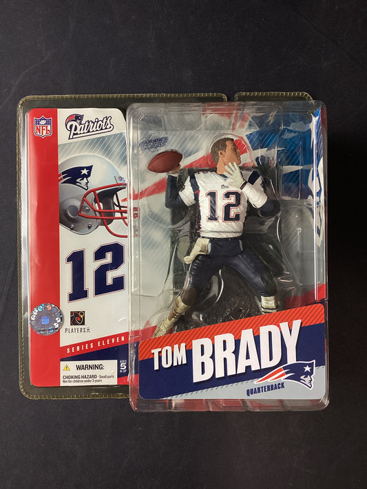 Tom Brady McFarlane NFL New England Patriots Action Figure 2005 Rare Error, No Helmet