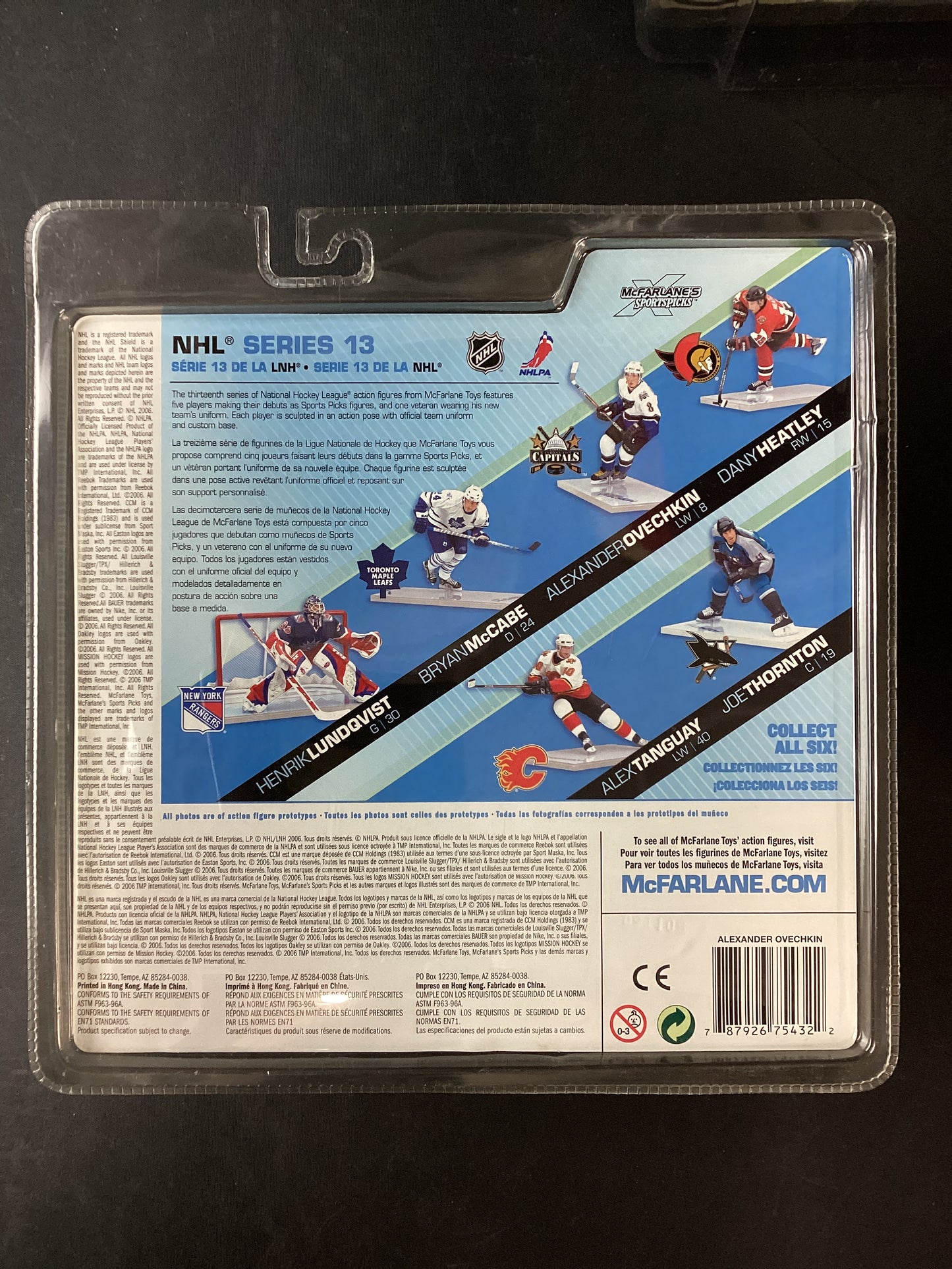 Alex Ovechkin Rookie McFarlane Series 13 NHL Washington Capitals