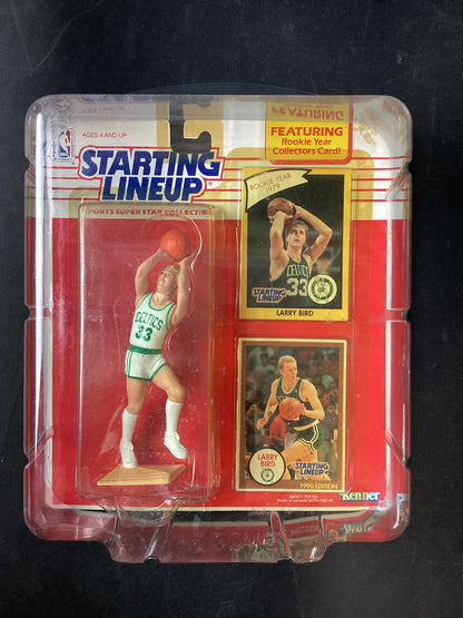 Larry Bird Vintage Starting Lineup with case Boston Celtics HOF