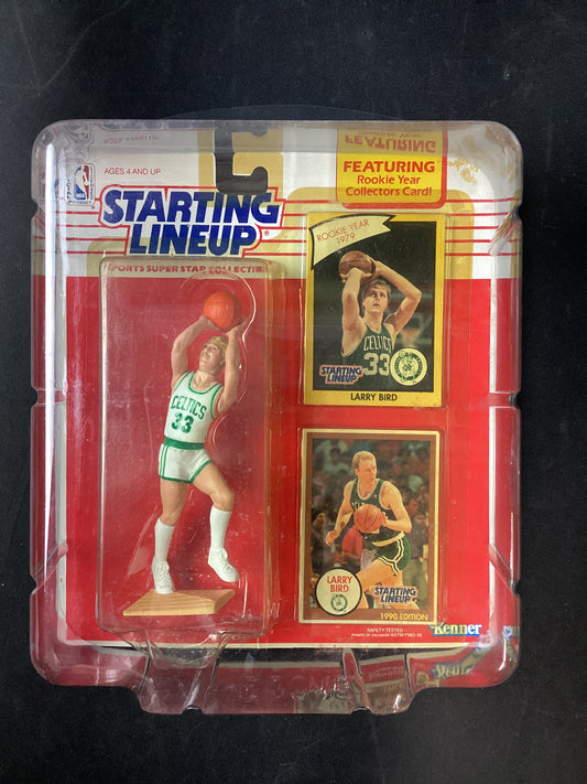 Larry Bird Vintage Starting Lineup with case Boston Celtics HOF
