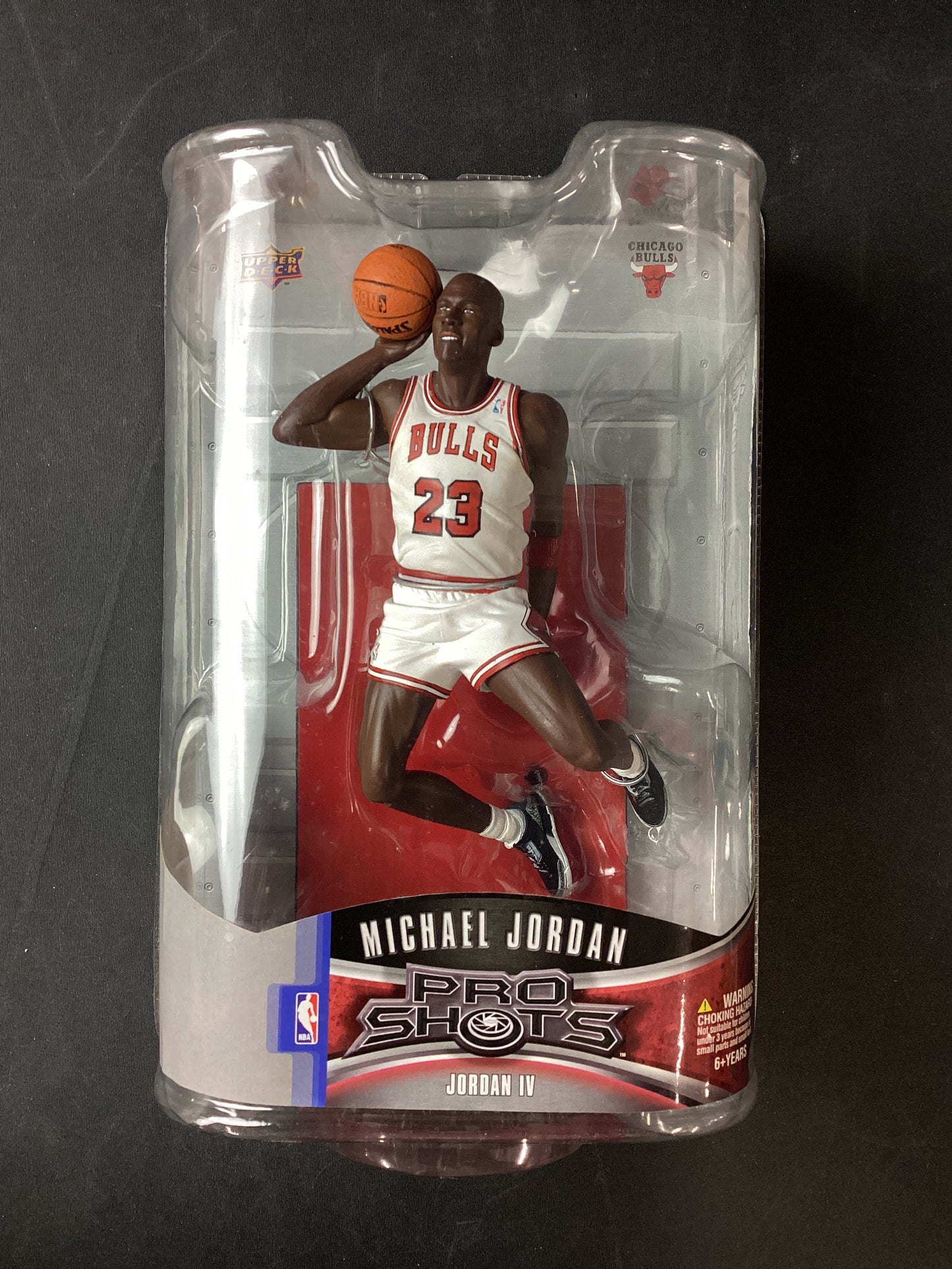 Michael Jordan 2008 Pop Shots White Jersey Dunking Chicago Bulls Figure