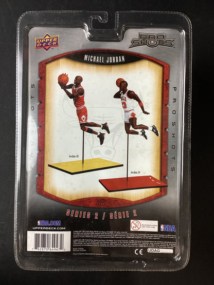 Michael Jordan 2008 Pop Shots White Jersey Dunking Chicago Bulls Figure