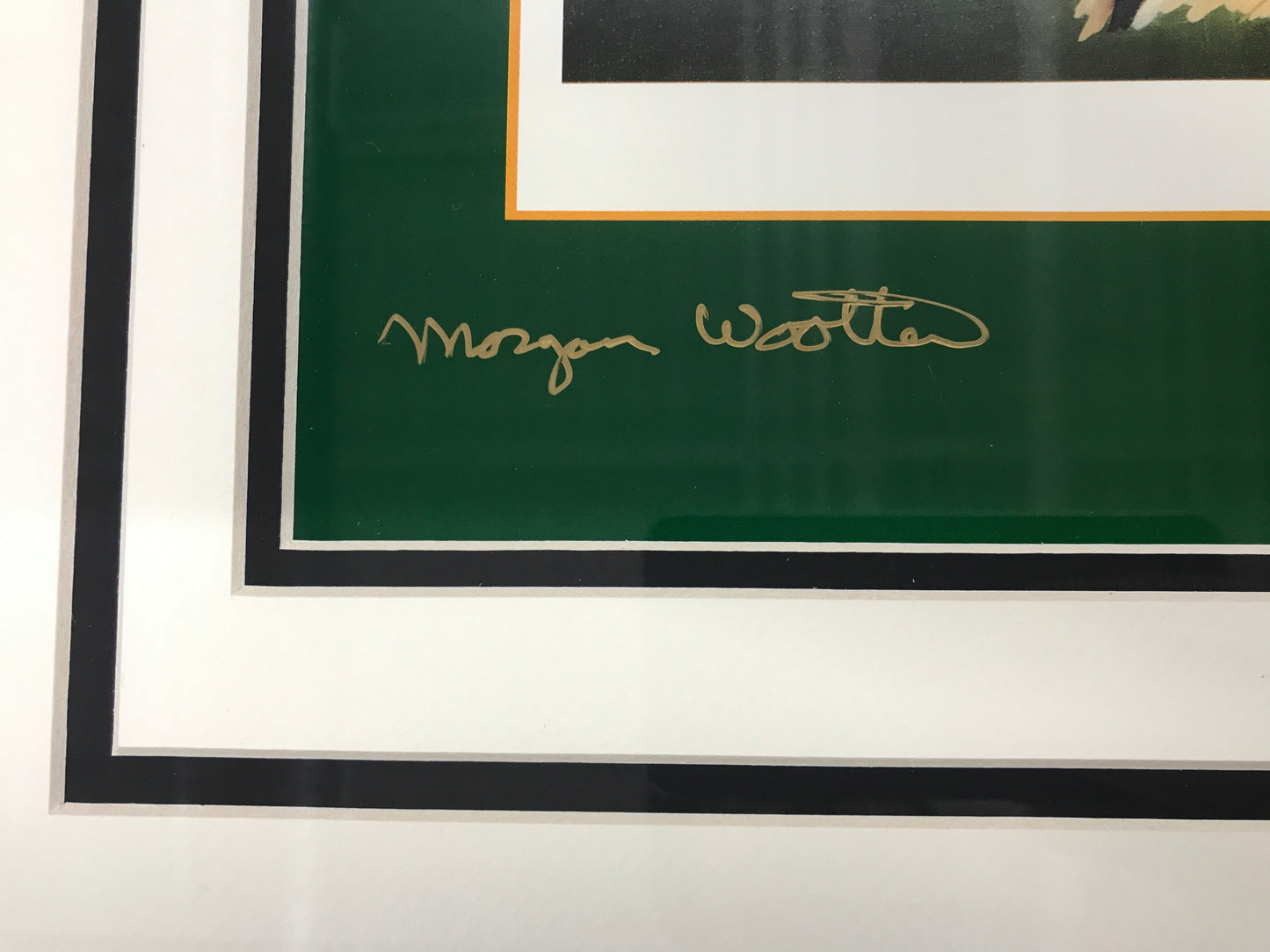 "From One Legendary Coach to the Next" Bobby Knight & Morgan Wooten SIGNED Lombardi Litho JSA