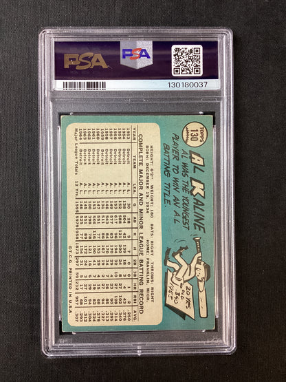Al Kaline Signed 1965 Topps PSA-DNA 10 GEM Auto Detroit Tigers HOF
