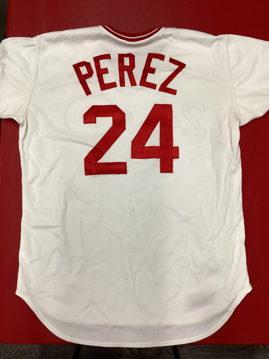 Tony Perez Cincinnati Reds HOF Authentic Team Issued/Worn Jersey #24 from 1969!