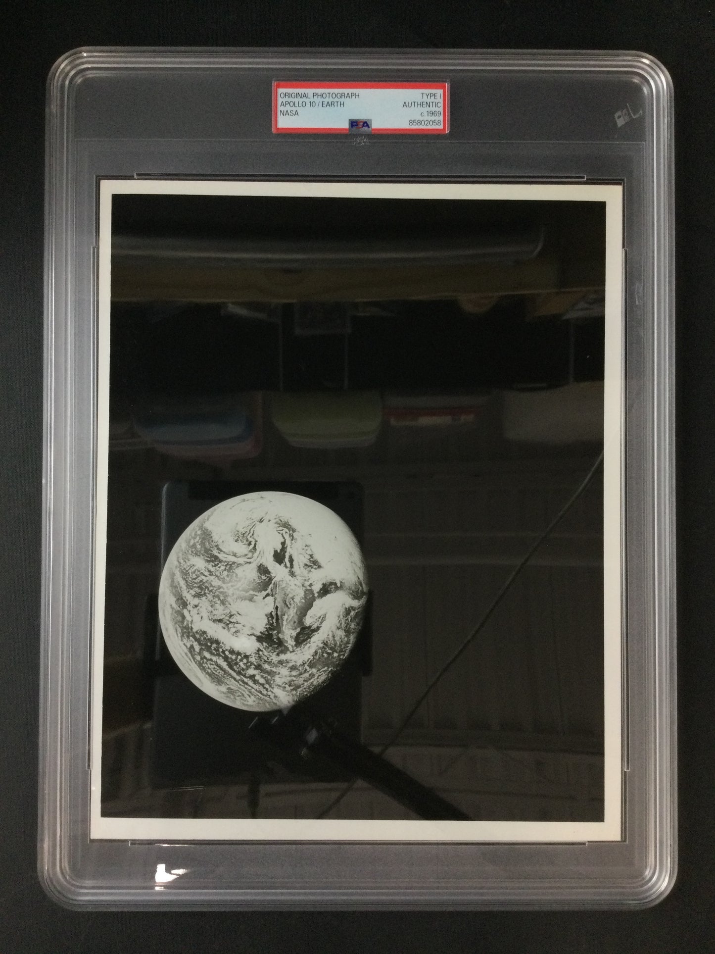 Apollo 10 EARTH Type 1 Photo PSA-DNA 1969 Original Photograph!