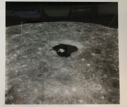 Apollo 8 Type 1 Original MOON Photo of Tsiolkovskiy Crater PSA-DNA RARE 1968