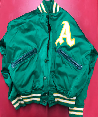 Jim "Catfish" Hunter Original Warm-Up Jacket from Oakland A's circa 1974
