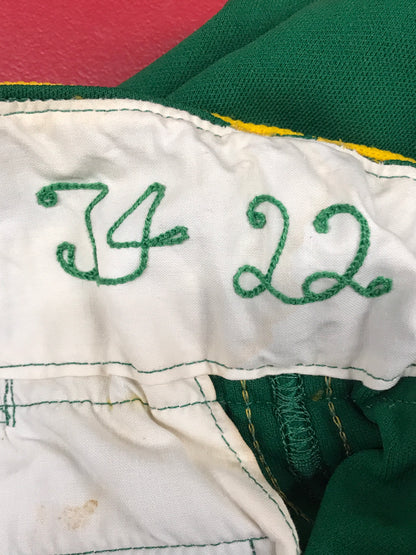 Jim "Catfish" Hunter Original 1973 Green Pants Oakland A's Road Uniform