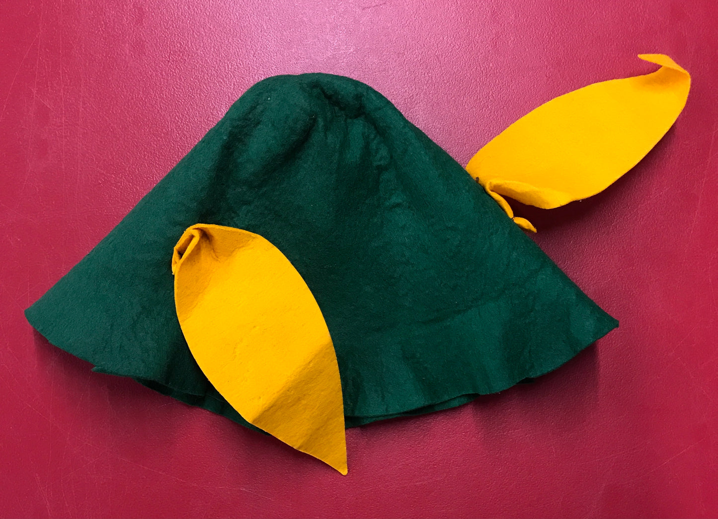 Charlie-O the Mule Mascot Hat with Button from early 1970's Catfish Hunter estate