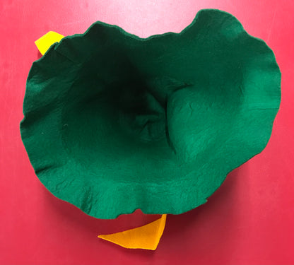 Charlie-O the Mule Mascot Hat with Button from early 1970's Catfish Hunter estate