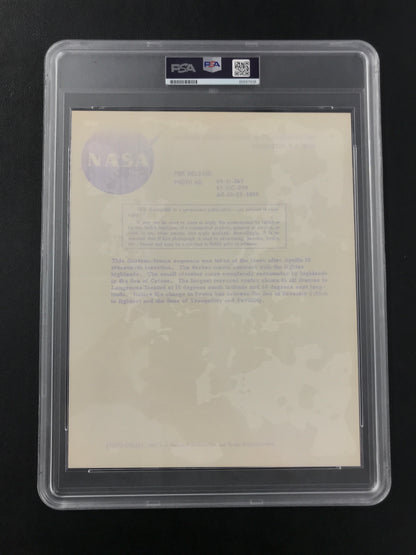 NASA Type 1 Photo of the Earth in 1969, original Apollo 10 Photo from NASA