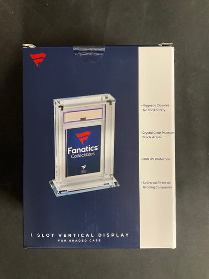 Fanatics Magnetic Graded Card Display Case Collector's World Fanatics Magnetic Graded Card Display Case Collector's World