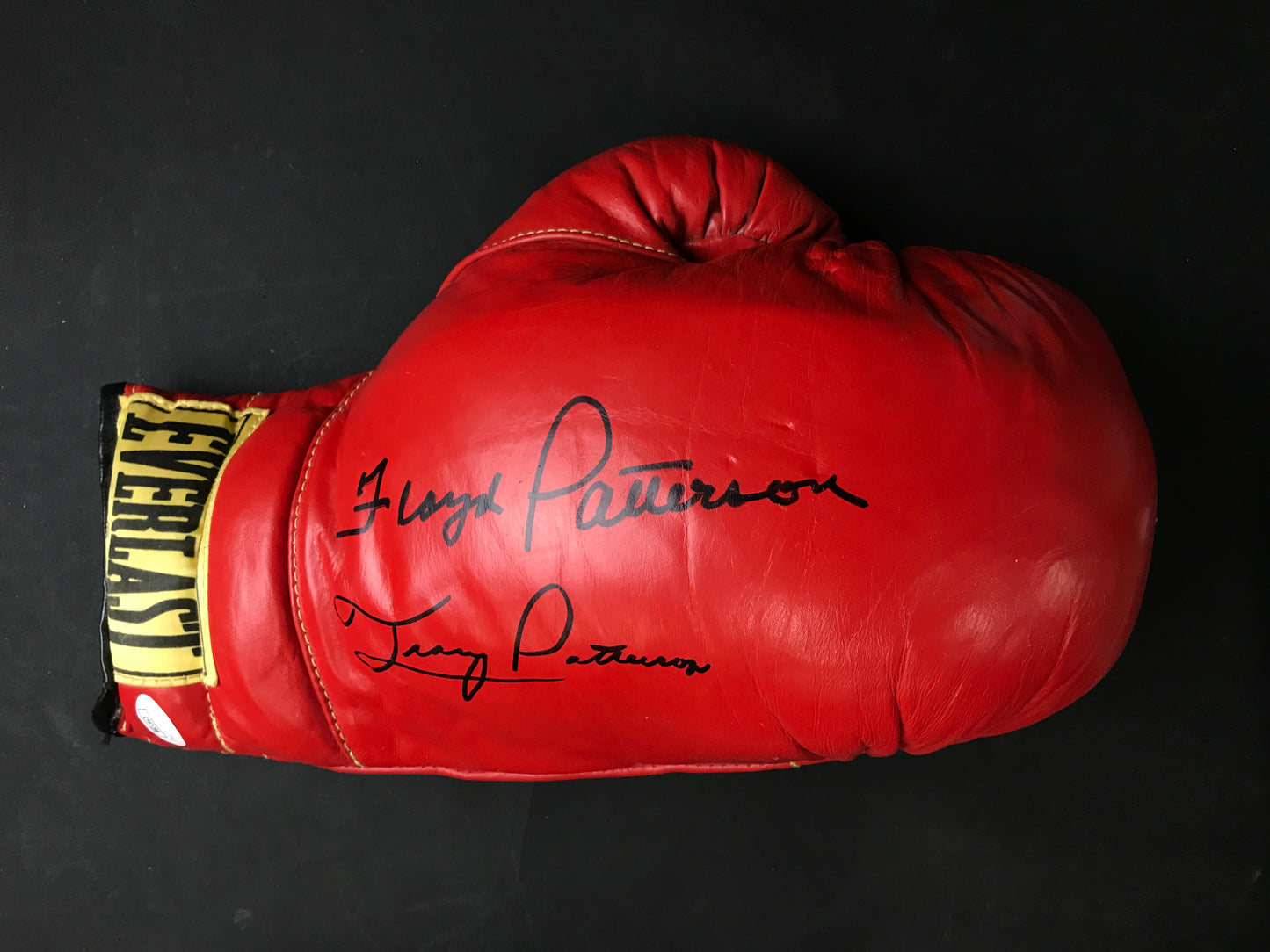 Floyd & Tracy Patterson DUAL SIGNED Boxing Everlast Glove JSA Certified!