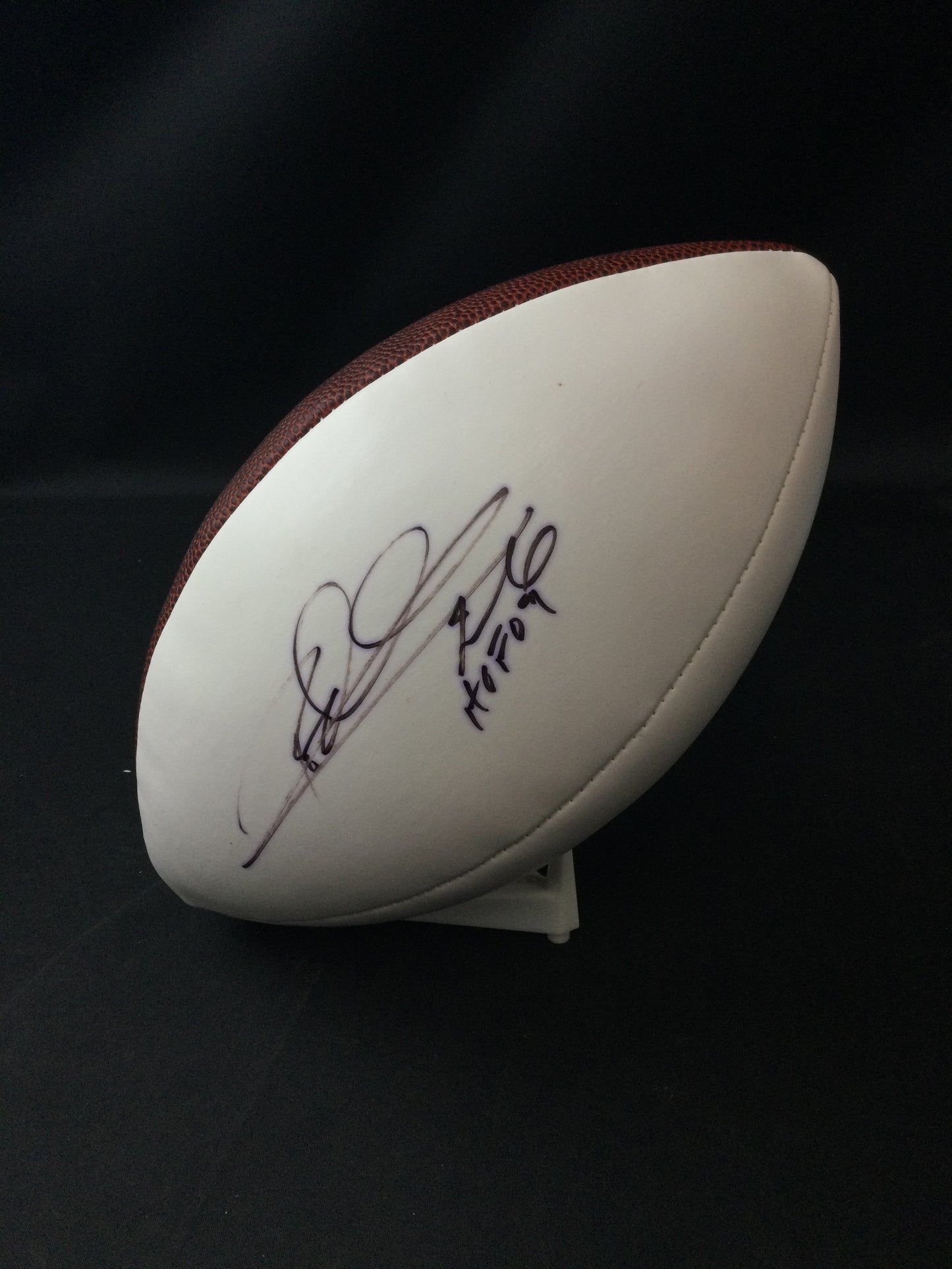 Rod Woodson Signed Football "HOF 09" Pittsburgh Steelers Autograph JSA certified