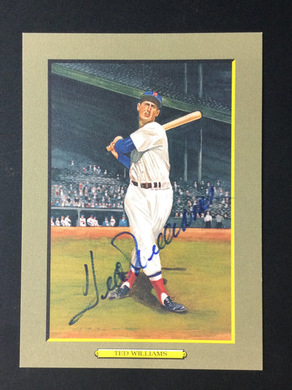 Ted Williams SIGNED Greatest Moments Perez Steele 5x8 Autograph JSA LOA Boston Red Sox HOF