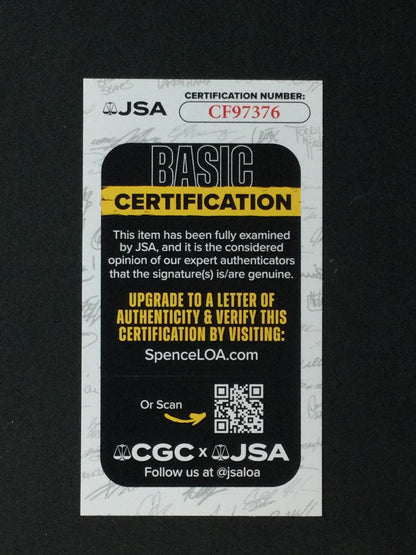 Ben Davidson 8x10 Signed of Oakland Raiders JSA Cert, handlebar moustache