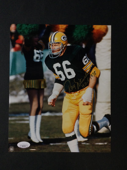Ray Nitschke 8x10 Signed Photo Green Bay Packers "HOF 1978" JSA Cert