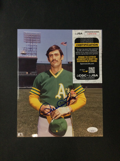 Rollie Fingers Signed 8x10 Photo Oakland A's HOF JSA Cert