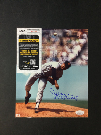 Juan Marichal Signed 8x10 Photo San Francisco Giants HOF JSA Cert