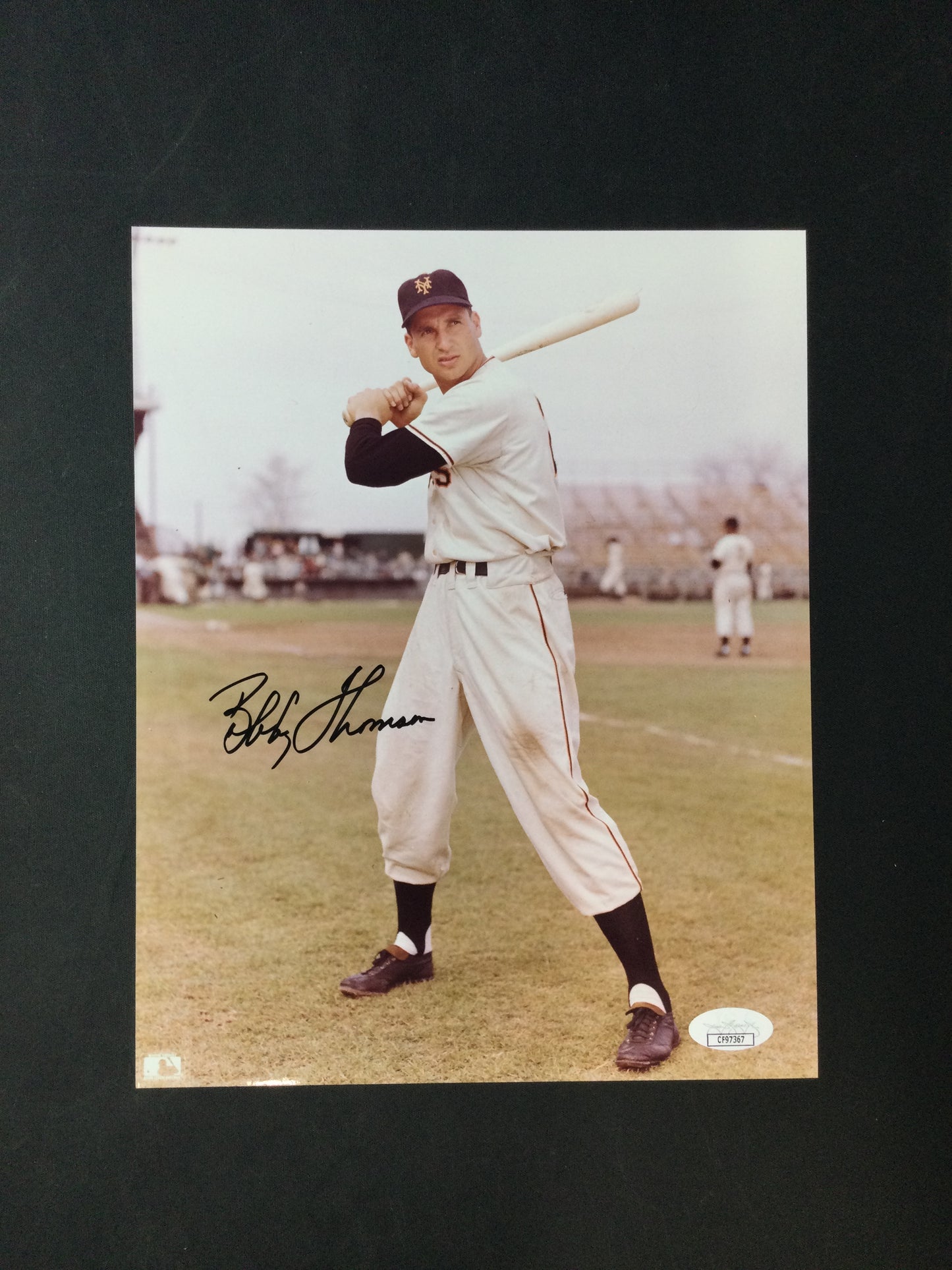Bobby Thompson Signed 8x10 Photo New York Giants JSA Cert