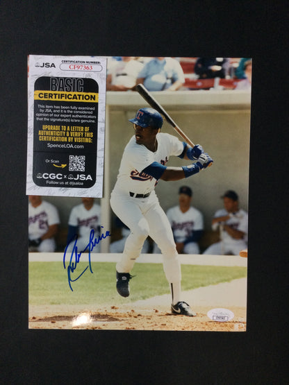 Ruben Sierra Signed 8x10 Photo Texas Rangers JSA Cert