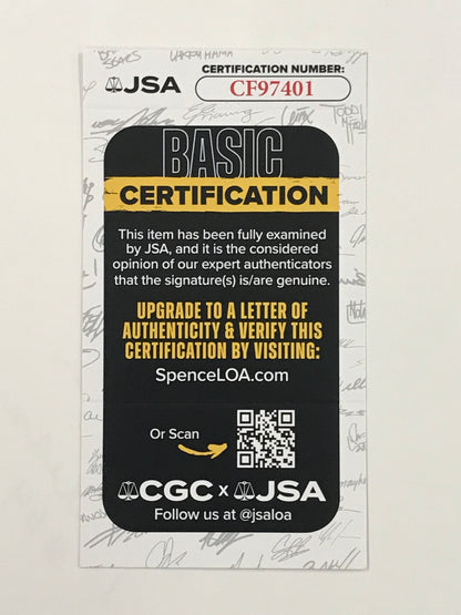 Jerry Kramer "64" Signed 8x10 Photo Green Bay Packers HOF, JSA Cert