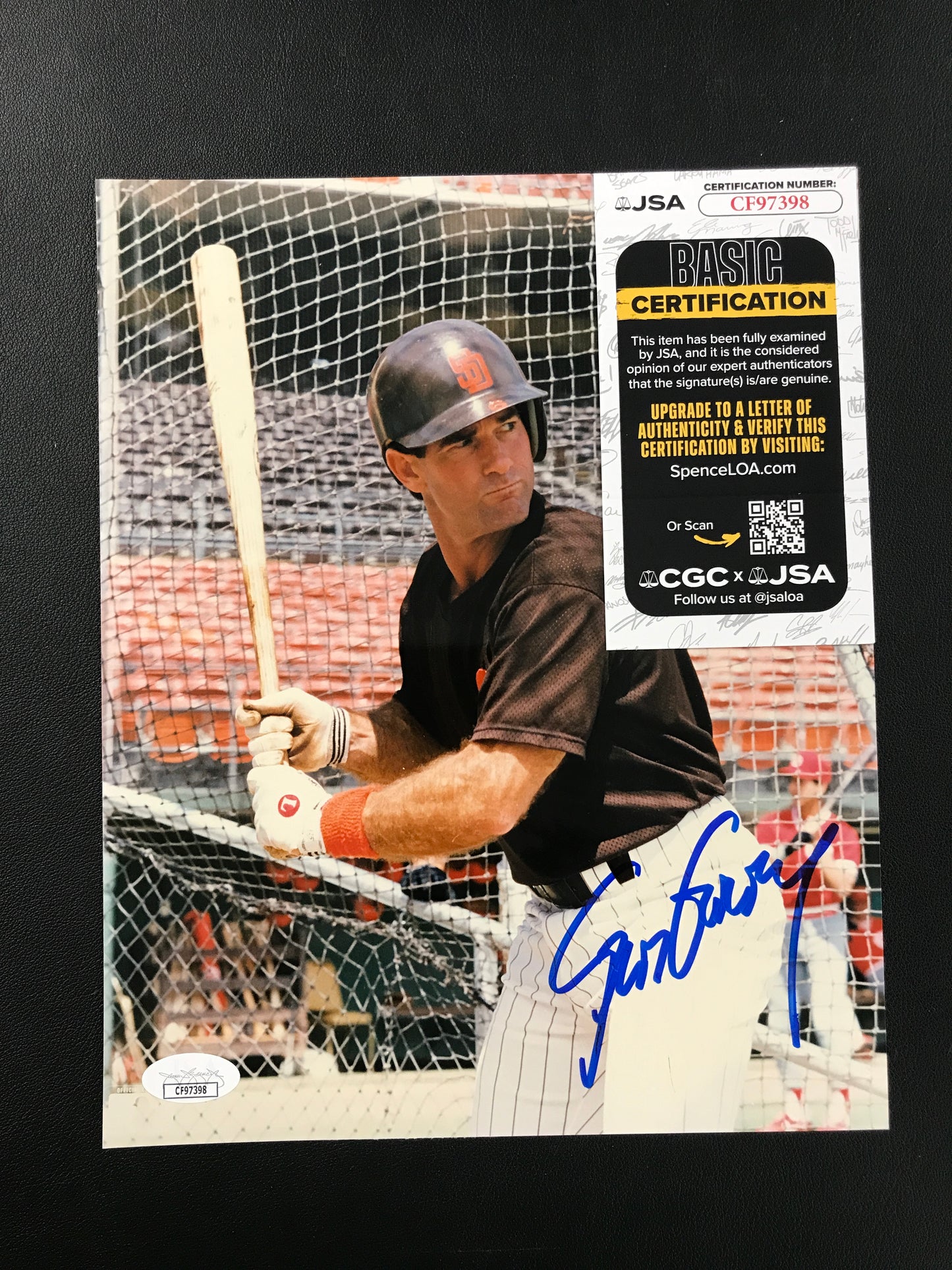 Steve Garvey Signed 8x10 Photo San Diego Padres JSA Certified