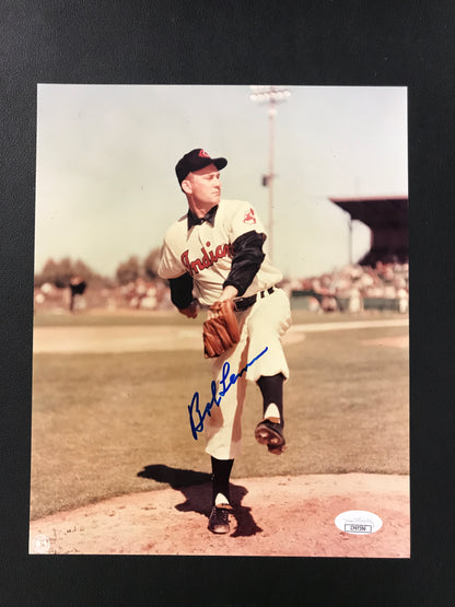 Bob Lemon Signed 8x10 Photo Cleveland Indians HOF JSA Certified