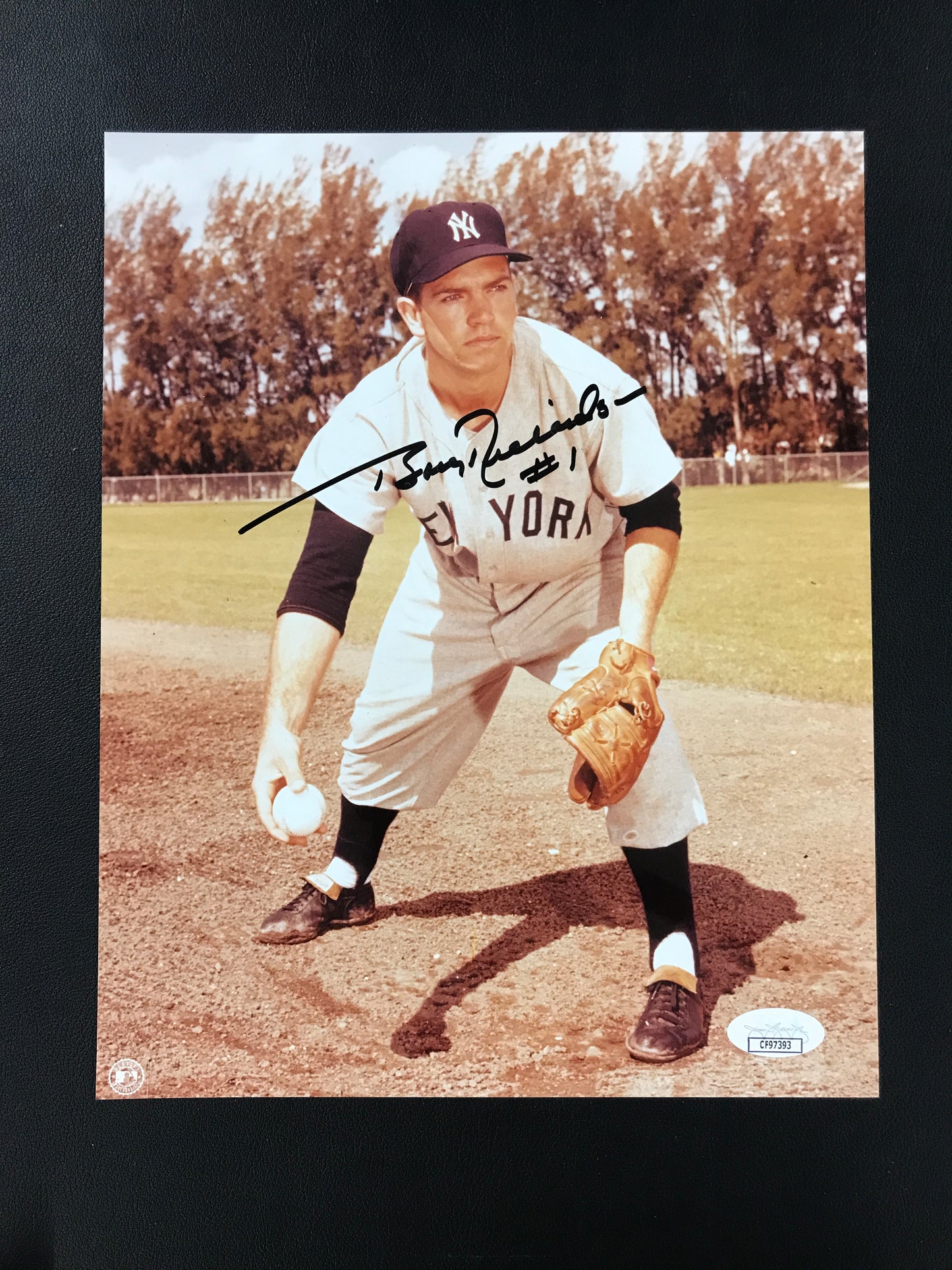 Bobby Richardson Signed 8x10 Photo New York Yankees JSA Certified
