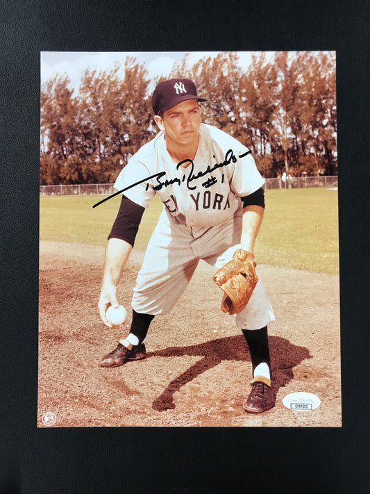 Bobby Richardson Signed 8x10 Photo New York Yankees JSA Certified