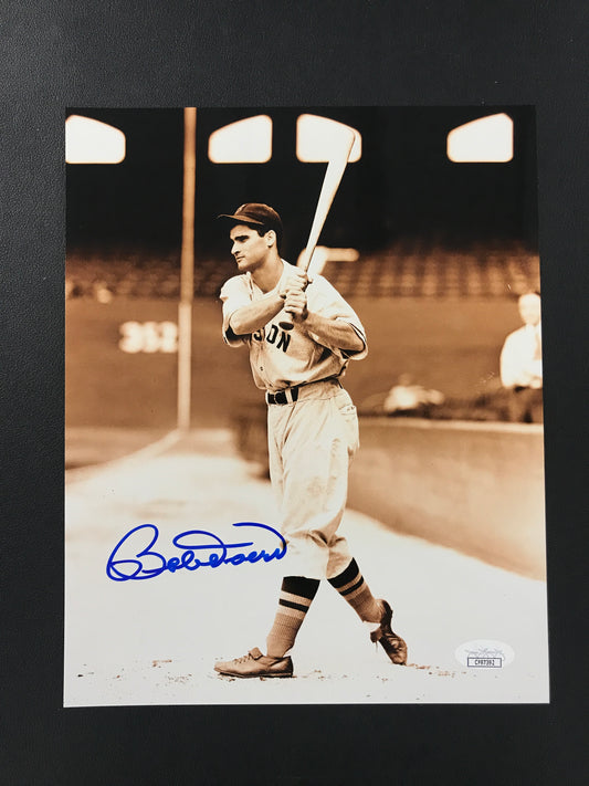 Bobby Doerr Signed 8x10 Photo Boston Red Sox HOF JSA Certified