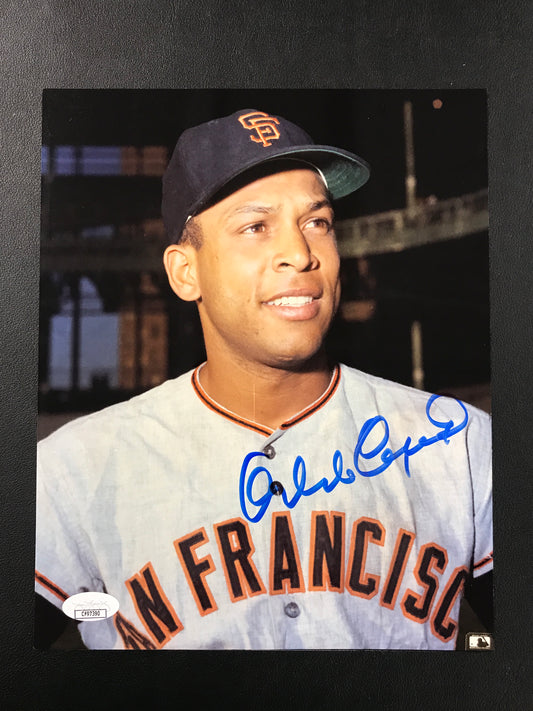 Orlando Cepeda Signed 8x10 Photo San Francisco Giants HOF JSA Certified