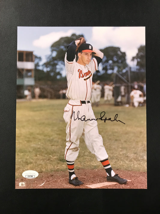 Warren Spahn Signed 8x10 Photo Boston Braves HOF JSA Certified