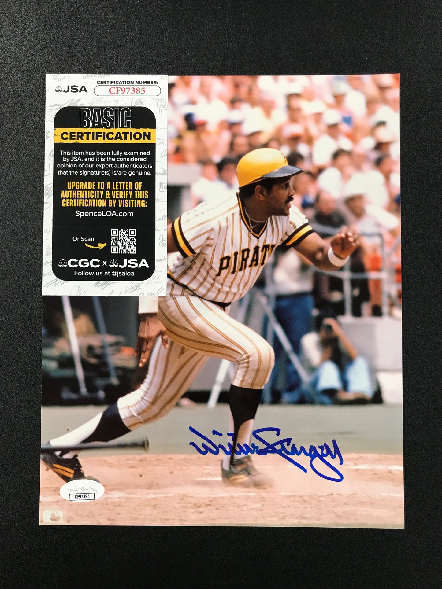 Willie Stargell Signed 8x10 Photo Pittsburgh Pirates HOF JSA Certified