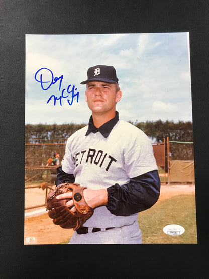 Denny McClain Signed 8x10 Photo Detroit Tigers JSA Certified
