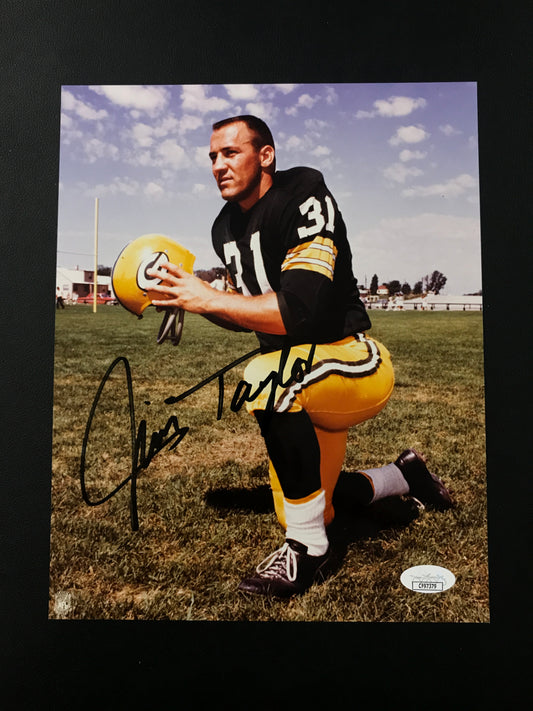 Jim Taylor Signed 8x10 Photo Green Bay Packers HOF JSA Certified