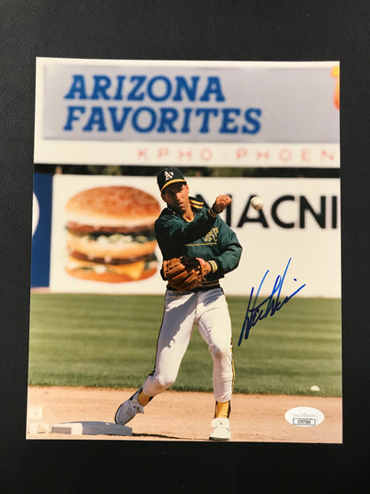 Walt Weiss Signed 8x10 Photo Oakland A's JSA Certified