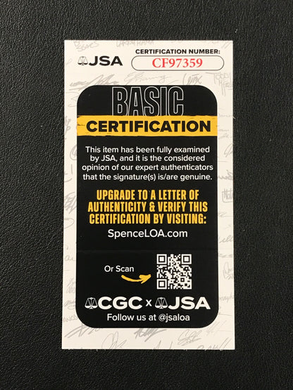 Harry "The Hat" Walker Signed 8x10 Photo St. Lous Cardinals JSA Certified