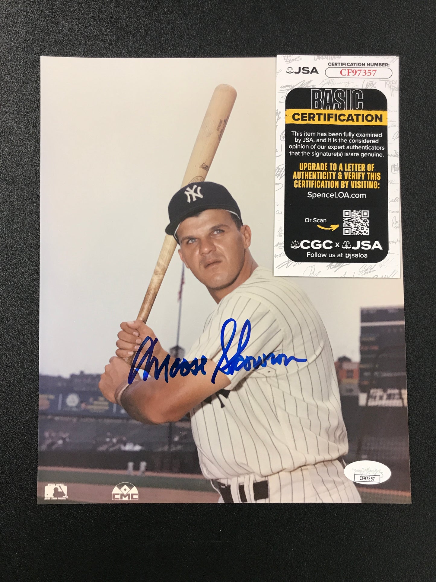 Moose Skowron Signed 8x10 Photo New York Yankees JSA Certified