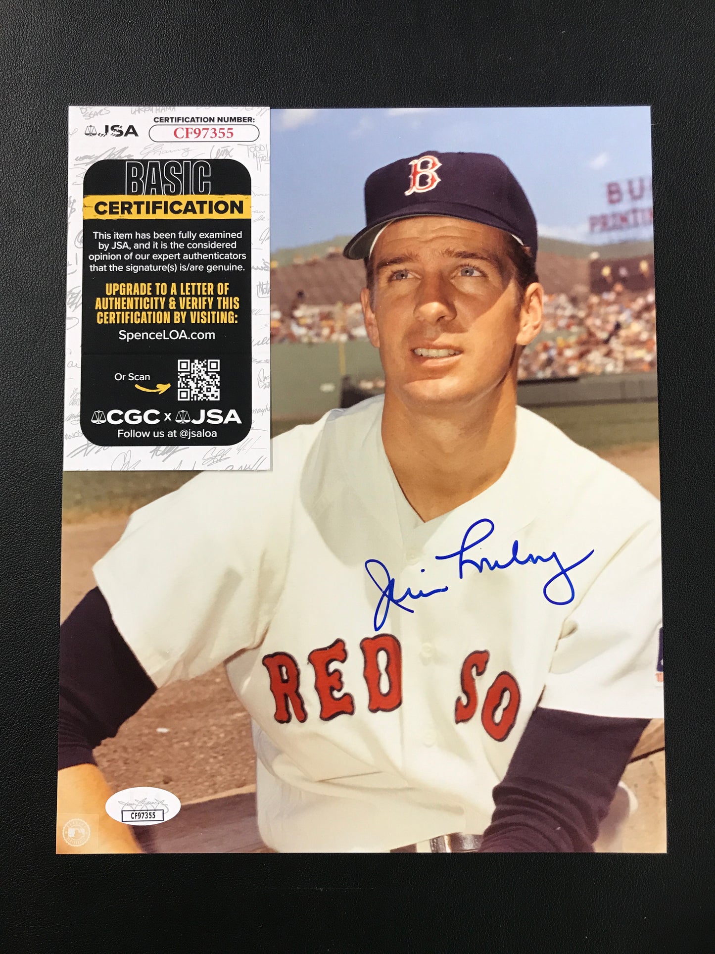 Jim Longborg Signed 8x10 Photo Boston Red Sox JSA Certified