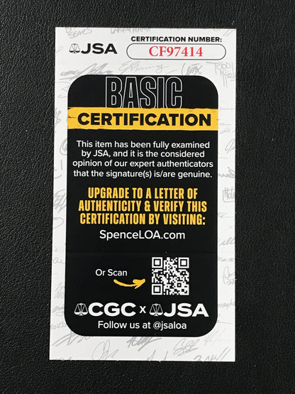 Rollie Fingers Signed 8x10 Stat Photo Oakland A's "1981 M.V.P" JSA Certified