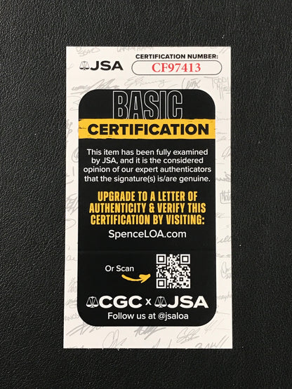 Fergie Jenkins Signed 8x10 Stat Photo Chicago Cubs "CY Young 1971" JSA Certified