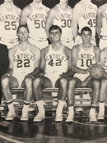 University of Virginia Basketball UVA vs. Kentucky 1965 Program with Pat Riley RARE