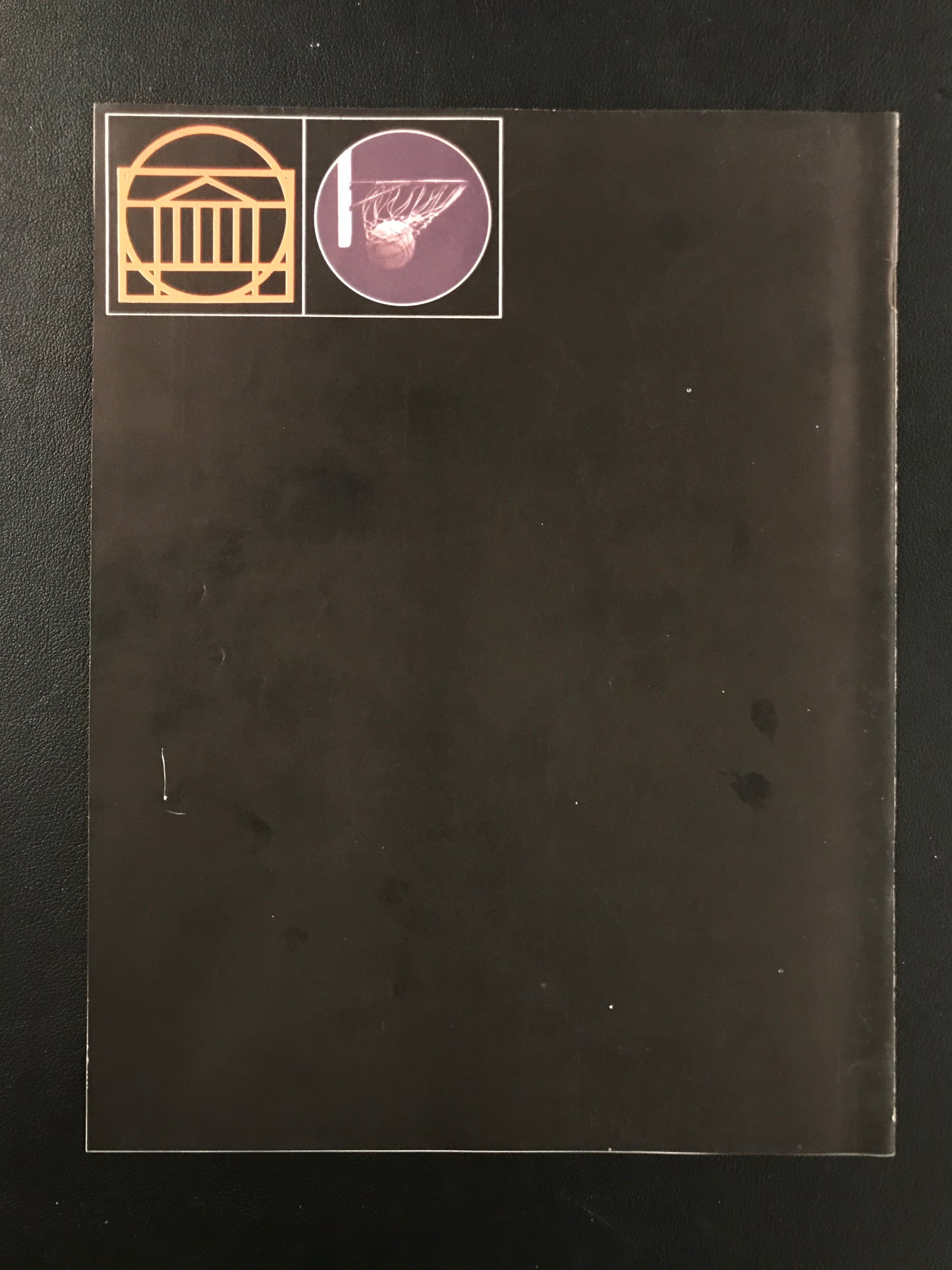 University of Virginia Basketball UVA vs. Kentucky 1965 Program with Pat Riley RARE